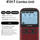 4 in 1 - D.I.Y & Tens Unit & EMS & Massage Muscle Stimulator, Dual Channel TENS Units Therapy Machine for Pain Relief, FDA Cleared Rechargeable Electronic Pulse Massager,with 12pcs Electrode Pads