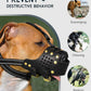 Dog Muzzle, Leather Basket Soft Muzzles Medium Large Breeds, Pitbull Dog Muzzle Amstaff Staffordshire Terrier, German Shepherd Dalmatian Doberman Adjustable (XL)