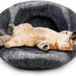 Luxurious Eco-Friendly Merino Wool Cat Cave Bed - Foldable Hideaway Pod for Indoor Cats - Premium Felt Kitten Beds - Covered Cat House for Ultimate Cozy Comfort by Woolygon