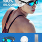 ZIONOR G1 Lite Swim Goggles with Swim Cap Comfortable Anti-fog Swimming Goggles Cap Set for Adult Men Women
