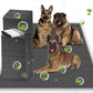 ELEGX Extra Large 54"x37" 35 Pcs Odor-Control Super Absorbency Charcoal Pee Pads for Dogs,Leak-Proof Pet Training Pee Pads,Thicken Disposable Potty Pads Puppy Training Pads for Cats Rabbits
