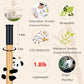 5ft Yoga Stick from Natural Bamboo with Non-Slip Handle-Stretching Stick for Mobility, Flexibility,Exercise,Workout, Physical Therapy,Pilates,Balance Fitness-Access Online Video Guide Without Any Info