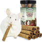 Apple & Oat Puff Sticks (6 oz.) - Healthy Natural High Fiber Chew Treat Made with Oat Hay - Rabbits, Guinea Pigs, Hamsters, Chinchillas, Degus, Prairie Dogs, Squirrels, Skunks, Opossums, Small Pets