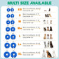 BENCMATE Inflatable Dog Cone Collar Alternative, Soft Dog Cone for Small Medium Large Dogs and Cats, Neck Recovery ECollar Donut Collar After Surgery (Large, Plaid)