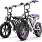 V9-G60 Peak 1500W Ebike, 48V 20Ah(960WH) Removable Battery, 72Miles &32MPH,20" Fat Tire Dirt Bike,7 Speed Gears,Dual Shock Absorber, Adults Electric Bike for Mountains, Snow, Sand, Road