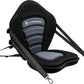 Standard Padded Kayak Canoe Seat Adjustable Backrest with 4 Straps Durable Sit-On-Top Cushion for Kayaking, Rafting & Fishing