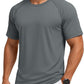 MAGCOMSEN Men's Short Sleeve UPF 50+ Sun Protection Shirts Quick Dry Athletic T-Shirt Hiking Running Swimming Rash Guard