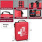 Small First aid Kits,Travel First Aid Kit with Labelled Compartments Molle System Compact Medical Kit for Car, Hiking, Backpacking, Camping, and Cycling