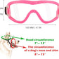 Small Dog Sunglasses with Adjustable Strap UV Protection, Winproof Puppy Sunglasses, Suitable for Dogs Eyes Protection，Soft Dog Goggles