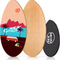 seething 35 Inch Skimboard with High Gloss Coat Wood Skim Board for Beginners,Kids, Teenagers, Adults and All Skimming