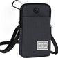 Cell Phone Purse Waist Pack Bag Travel Crossbody Bag Wristband Sport Armband Wallet with Removable Shoulder Strap (Dark Grey)