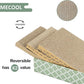 MECOOL Cat Scratching Board，3PC Scratch Pad with Box，Reversible Corrugated Scratcher Cardboard and Lounge Bed for Indoor Cats, Catnip