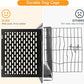Heavy Duty Dog Crate Furniture for Large and Medium Dogs, 43.7 Inch Large Dog Crate Kennel with Flip Top & Cushion & Wheels, Escape Proof Pet Cage for High Anxiety Dogs