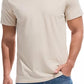 VEIISAR Premium V Neck T Shirts for Men - Modern Fitted Tees Vneck Undershirts