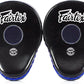 Fairtex FMV9 Contoured Focus Mitts |Striking Accuracy & Protection for Boxing, Muay Thai, Kickboxing |Ergonomic Design, Soft Padding, Secure Fit Leather