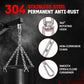 Yes4All Punching Bag Hanger, Stainless Steel Swivel Chain with 4 Snap Hooks for Heavy Bag, Gym Swing, Trapeze, and Hammock