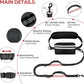 Hands Free Dog Leash, Waist Leash for Dog Walking, Hiking and Running,Adjustable Belt with Double Handle, Dog Leash for Large Dogs and Medium Dogs, Dog Walking Accessories,Tangle Free,No Pull