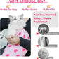 Cat Wrap for Cutting Nails, Self-Adhesive for Grooming, Anti-Scratch Cat Swaddle Wrap for Medicine, Nail Clipping, Teeth Brushing, Ear Cleaning
