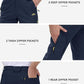 TACVASEN Winter Pants for Men Fleece Lined Waterproof Pants Insulated Hiking Pant for Ski Snowboard Outdoor Work Hunting