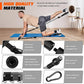 Pilates Bar Kit with Resistance Bands, Heavy Duty Pilates Equipment for Men, Strength Training Bar for Legs, Hip, Back, Arm, Abs, Chest, Shoulders, Portable Home Gym Full Body Workout Equipment