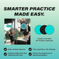 Swing Disk Baseball Swing Trainer, Baseball Hitting Trainer Disks for Improving Baseball Swing, Baseball Training Equipment to Analyze Swing and Improve Batting Mechanics