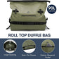 Haimont Large Waterproof Duffel Backpack Roll-Top Heavy Duty Dry Duffle Bag for Boating, Travel, Motorcycle, Kayaking, Camping, 60L