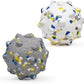 Dog Tennis Balls for Aggressive Chewers, Indestructible Durable Bouncy Interactive Toy for Dogs Fetch Game Lightweight Floating Outdoor Training(White+Grey Large)