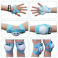 Youth/Kids Knee Pads Elbow Pads Wrist Guards Protective Gear Set for 3-15 Years Child Roller Skates, Skateboard, Cycling, Inline Skating, BMX Bike, Balance Bike, Scooter Riding and Other Outdoor Sports