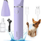 Casfuy Cordless Dog Paw Trimmer - Low Noise Small Dog Clippers with Double Blades USB Rechargeable Grooming Clipper for Dogs Cats and Small Pets for Trimming Hair Around Paws, Eyes, Ears, Face, Rump