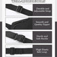 MoKo Fanny Packs for Women Men, Fashion Running Waist Packs, Crossbody Mini Bag Fanny Pack Belt Bag with Adjustable Strap for Running Outdoors Workout Travel Hiking Cycling