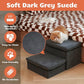 Foldable Dog Stairs/Steps 2-Tier Pet Steps Storage and Adjustable Steps for Small Medium Dogs Pet Steps Storage Stepper for High Beds Sofa Pet Dog Cat