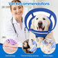 SAWMONG Soft Dog Cone Collar, Cone for Dogs to Stop Licking, Dog Cones for Large Dogs, Comfy Elizabeth E-Collar for Doggy After Surgery Alternative, Adjustable Pet Recovery Collar (L,Blue)