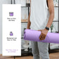 Exercise Equipment Mat for Ab Roller Wheel, Non Slip Abdominal Knee Mat, 6mm Thick Home Gym Floor Pad for Yoga, Pilates, Skipping, 72"L X 24"W X 0.24"Th, TPE