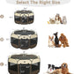 A 4 Pet PortablePet Playpen for Small Dogs, 27" Foldable Small Playpens for Puppy/Cat/Rabbit/Chick, Indoor Cat Playpen with Removable Zipper & Mesh Panel(11”W × 7.5”H)