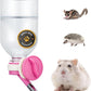 Choco Nose Patented Mini No-Drip Water Bottle/Feeder for Hamsters/Hedgehogs/Gliders/Rats/Mice/Other Small Pets and Animals - for Cages, Crates or Wall Mount. 10.2oz. Nozzle 10mm, Pink (C125)