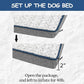 EMPSIGN Reversible Cool and Warm Dog Bed for Crate Pad, Pet Beds with Washable and Removable Cover, Dog Crate Beds Sleeping Mats, Beds for Dogs Crate for Large Medium Small Dogs, Grey
