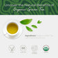 Starwest Botanicals Organic Green Tea - Caffeinated Herbal Tea, Contains Caffeine, Tea with Antioxidant Properties, USDA Organic Green Tea Leaf, Non GMO - Bulk Pack, 100 Tea Bags