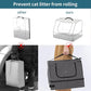 PETSFIT Portable Cat Litter Box - Removable 2-Layer Leak-Proof Lining, Scratch-Resistant Fabric with Sturdy Support Frame, Travel & Collapsible Cat Litter Box Grey