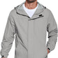 COOFANDY Men's Rain Jacket Waterproof With Hood Lightweight Packable Shell Raincoat Windbreaker For Cycling Golf Travel