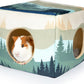 Bienbee Guinea Pig Hideout, Washable Guinea Pigs House Cozy Guinea Pigs Bed for Small Pet Bunny/Rabbit/Hamster/Chinchilla Guinea Pig Accessories Forest Landscape