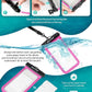 Hiearcool Waterproof Phone Pouch,Waterproof Phone Case for iPhone 17 16 15 14 13 Pro Max Plus up to 8.3",IPX8 Cellphone Dry Bag for Beach Cruise Travel-Bright Red-2Pack