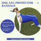 ROZKITCH Dog Surgery Leg Sleeve Rear Legs, Male Female Pet Prevent Licking Wound Elbow Knee Protector, Dog Recovery Suit Cone Collar Alternative Pants Shirt for Wound Heal Wrap Blue L