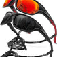 Polarized Sports Sunglasses for Men,TR90 Unbreakable Frame Sunglasses for Fishing Driving Cycling UV400 Protection
