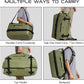 Haimont Large Waterproof Duffel Backpack Roll-Top Heavy Duty Dry Duffle Bag for Boating, Travel, Motorcycle, Kayaking, Camping, 60L