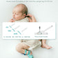 Babytone Baby Sleep Sock Monitor, Tracking Heart Rate and Movement for Newborn, Wearable Foot Monitor Smart Sock with Bluetooth and APP, for 0-36 Months Infant