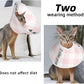 Custom Cats Recovery Suit Kit Lick Prevention Pet Recovery Collar for Wound Care Pet Cone Alternative