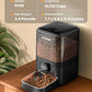 oneisall Cordless WiFi Automatic Cat Feeder, Rechargeable 100-Day Battery Operated Pet Feeder, 20 Cups/5L Timed Cat Food Dispenser for Large Kibble, Smart App Control (Black)