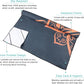 QiyI Yoga Mat Towel with Corner Pockets, Non Slip Sweat Absorbent Hot Yoga Towels, Soft Yoga Blankets with Travel Bag, Skidless Mat Cover for Workout, Gym, Fitness - 70"x26", Luxury Golden Mandala