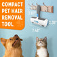Triton Pet Hair Remover w/Fur Trapping Compartment - Easy to Use Pet Hair Removal Tool - Cat & Dog Hair Remover for Couch, Furniture, Clothes, Bedding, Car - Reusable Lint Roller