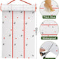 Qualirey Giant Sticky Fly Traps,30 Feet Fly Strips for Indoor Outdoor Hanging Flying Tapes Non Toxic Ribbon Fruit Gnat Killer for Mosquito Plants House Horse Stable (White,10 Pcs)
